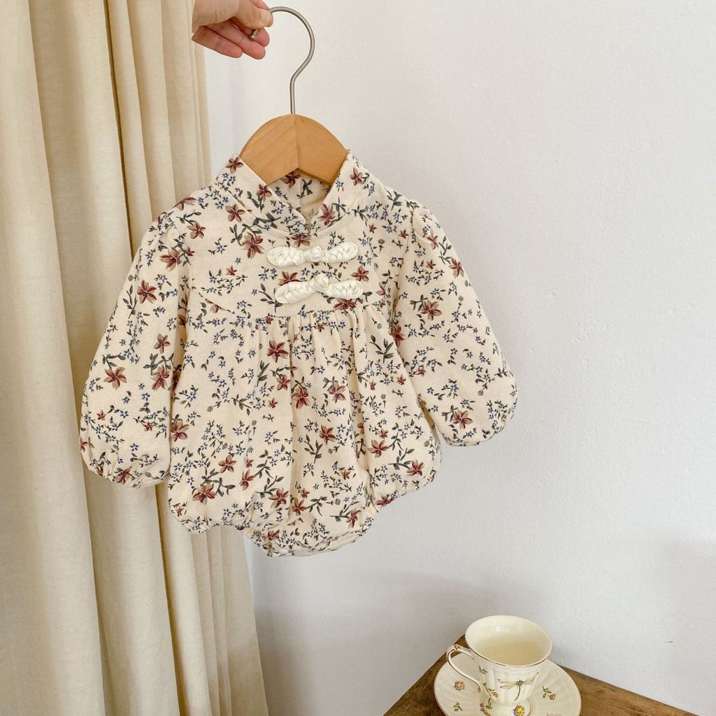 Conjunto Pelele Floral para Bebé Niña 🌸💕