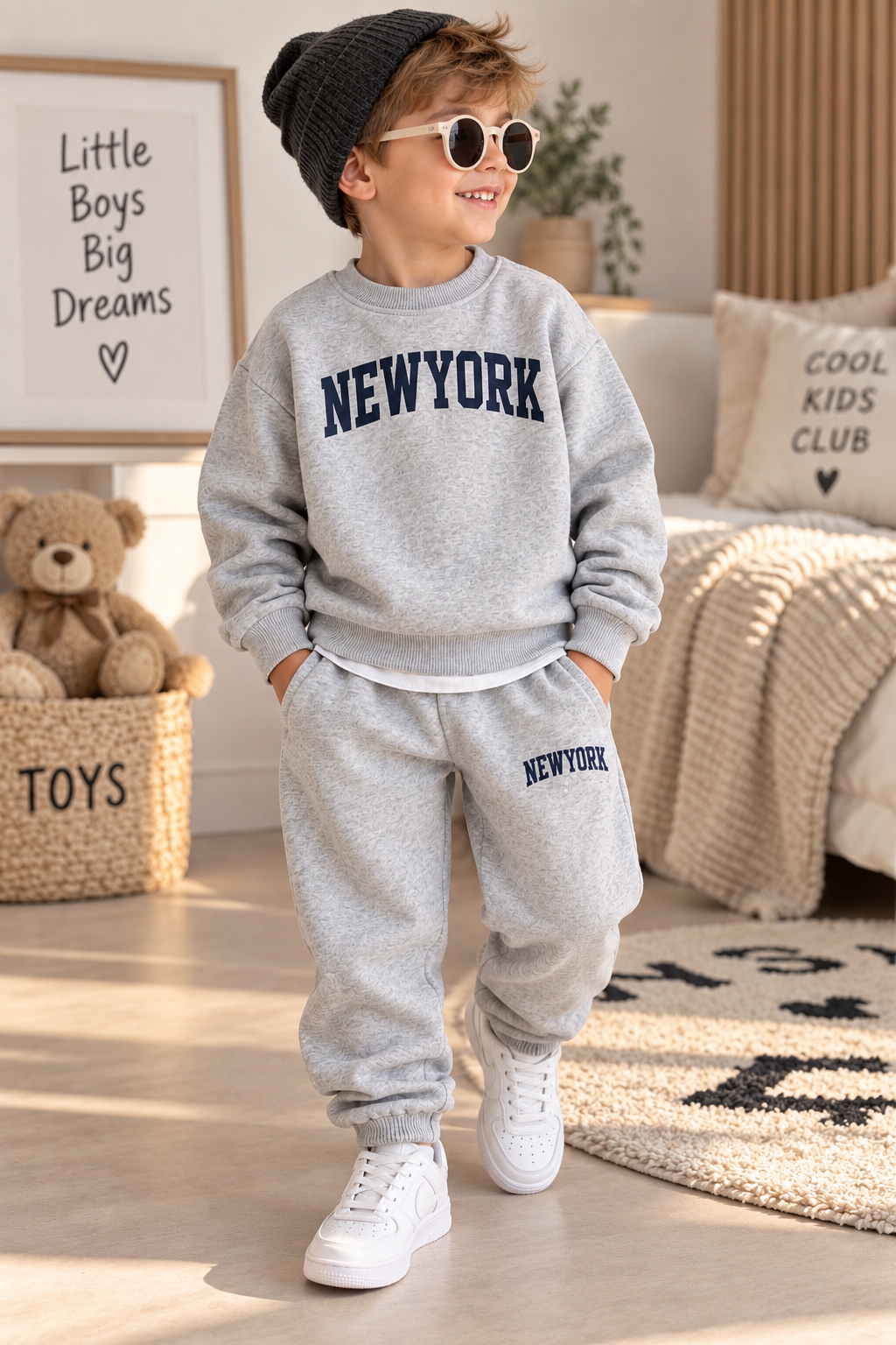 Conjunto Infantil NEW YORK – Sudadera + Jogger
