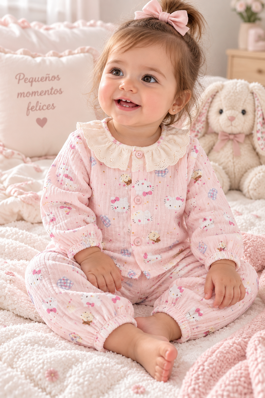 Pijama Infantil de Algodón con Estampados – Suave y Cómodo