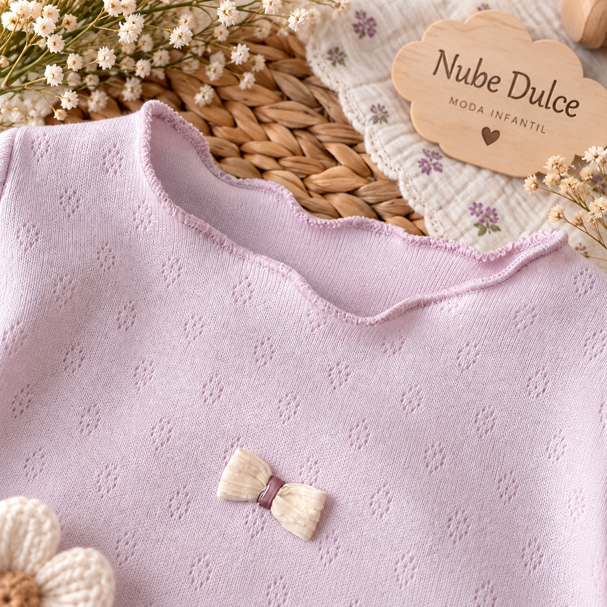 Conjunto de Pana para Bebé Niña 🌸🤎