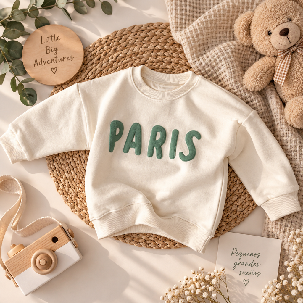 ✨ Sudadera infantil PARIS ✨