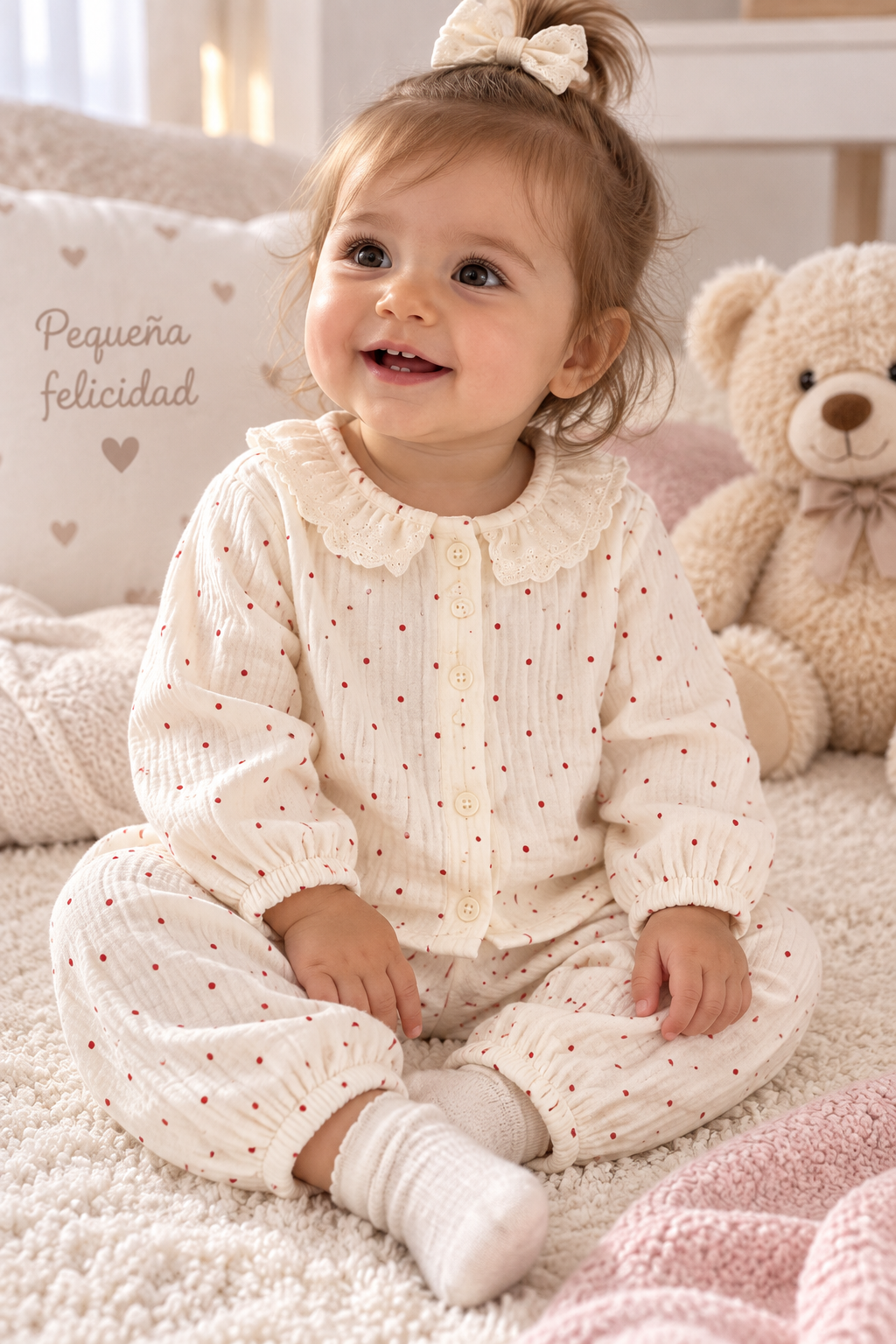 Pijama Infantil de Algodón con Estampados – Suave y Cómodo
