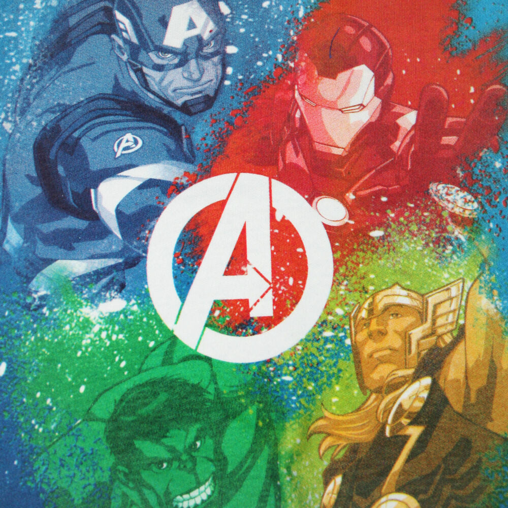 Pijama de invierno Infantil de Avengers - Gris y Azul/Talla 110