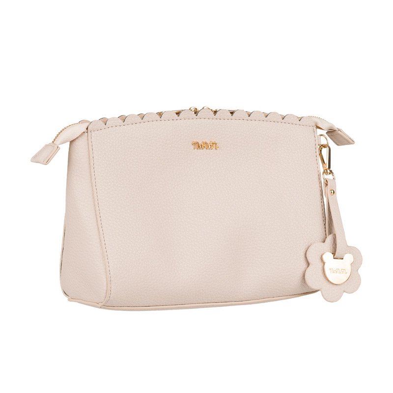 Cartera beige