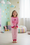 Pijama de Invierno Infantil Minnie Mouse - Rosa / talla 116cm