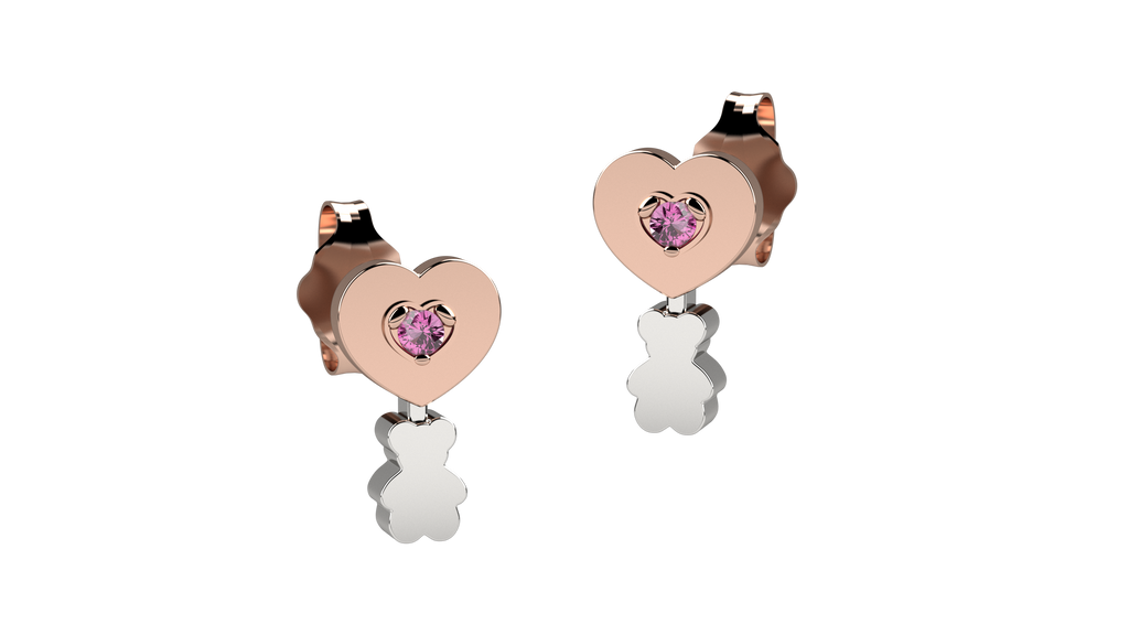 Pendientes de Plata 925 - Corazón