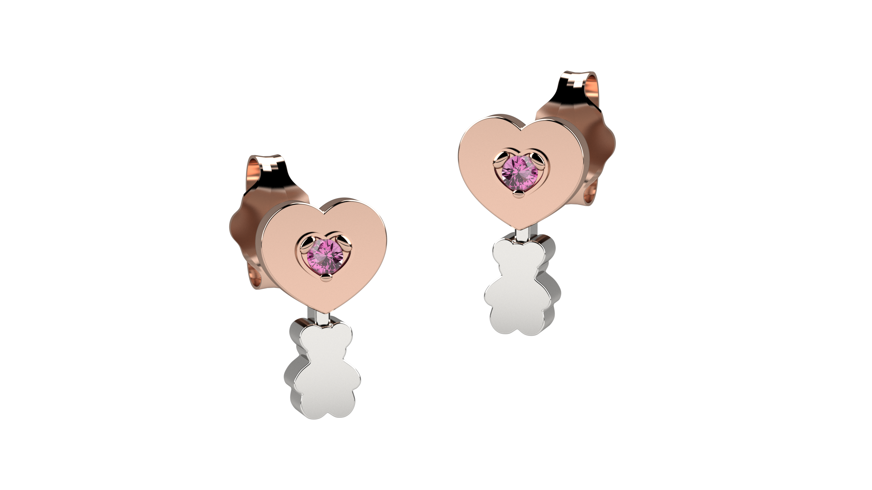 Pendientes de Plata 925 - Corazón