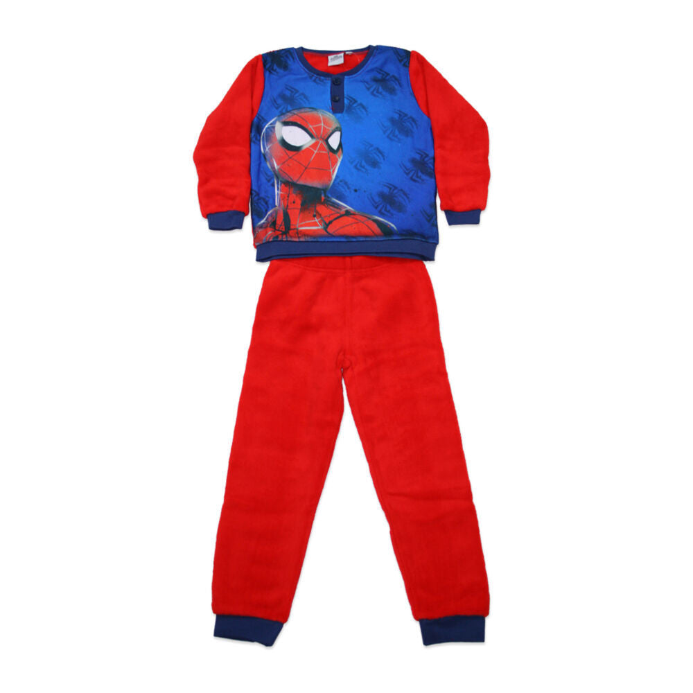 Pijama de Invierno Infantil Spider-Man Rojo y Azul/talla 128
