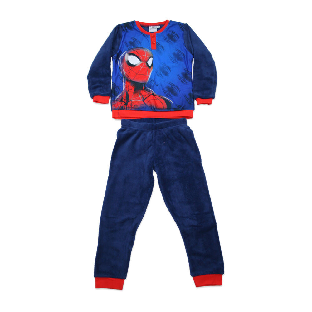 Pijama de InviernoInfantil Spiderman - Azul Marino/ Talla 106cm